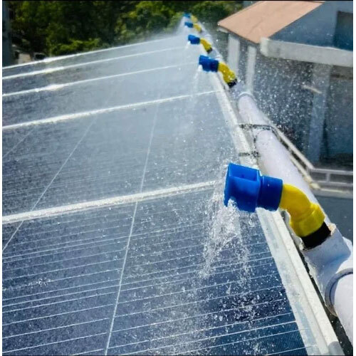 Solar panel cleaning